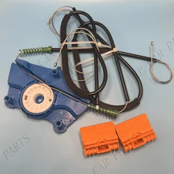 2000-2008 WINODW KIT FOR AUDI A4 B6/B7 WINDOW REGULATOR CABLES AND CLIPS FRONT-RIGHT SIDE