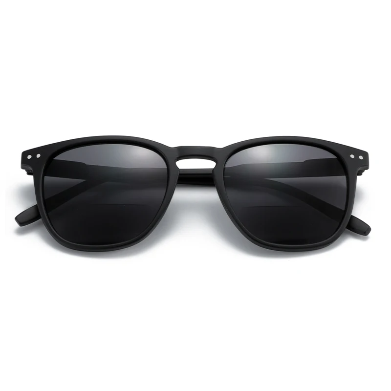 ZENOTTIC Klassische quadratische verschreibungspflichtige Sonnenbrille, Retro-Progressive Sonnenbrille für Männer und Frauen, UV400-Schutzbrille 3