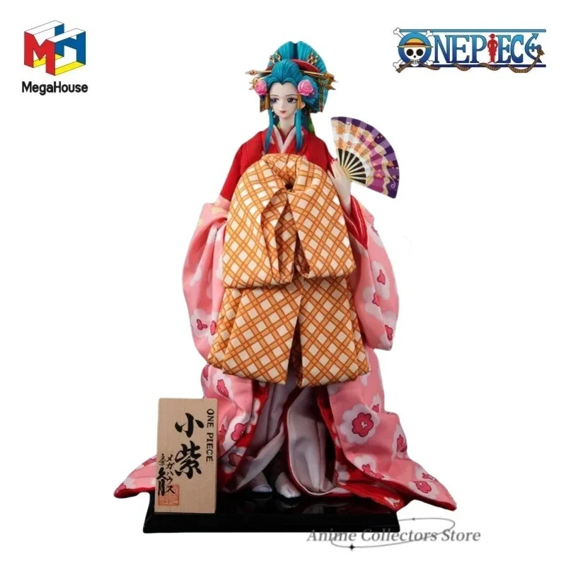 Original Bandai One Piece Kozuki Hiyori X MegaHouse MH Anime Action Figure Collectible Model Toys Ornaments in Stock 55cm