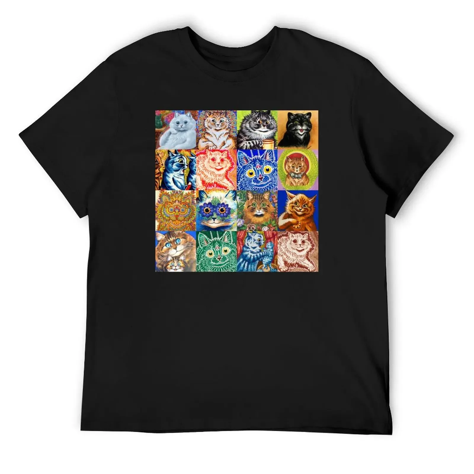 HD LOUIS WAIN - Cats T-Shirt plain new edition vintage t shirt men