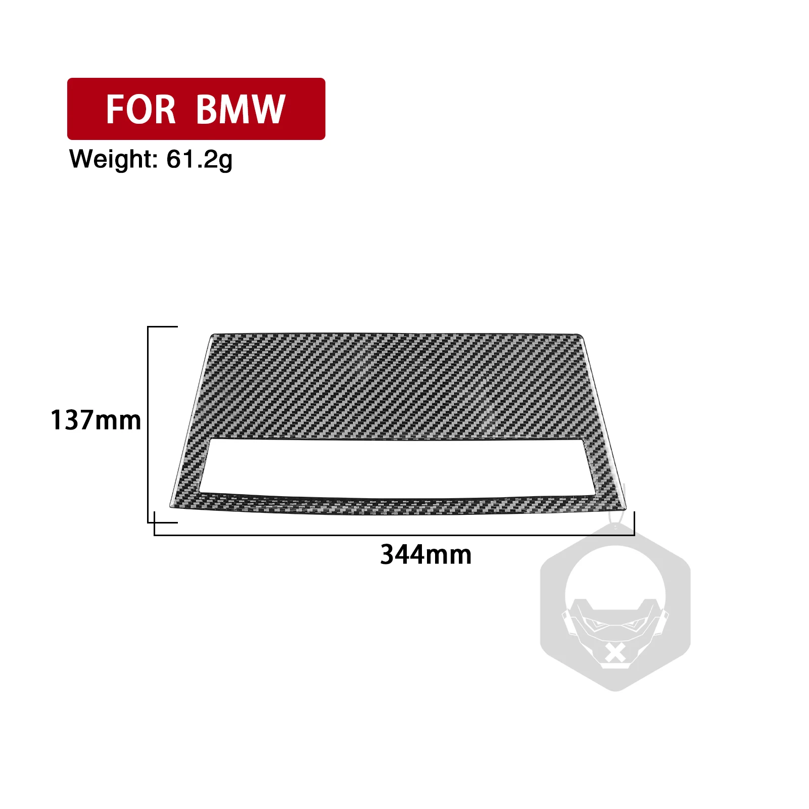 For BMW 7 Series E65 2002-2008 Center Display Panel Cover Tuning Real Carbon Fiber Sticker Car Interior Moulding Accessories view 5