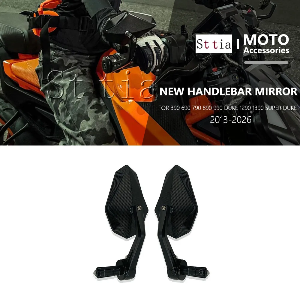 Für 390 690 790 890 990 DUKE 1290 1390 Super Duke R EVO 2013-2025 Neue Motorrad CNC Aluminium Spiegel Lenker Rückspiegel