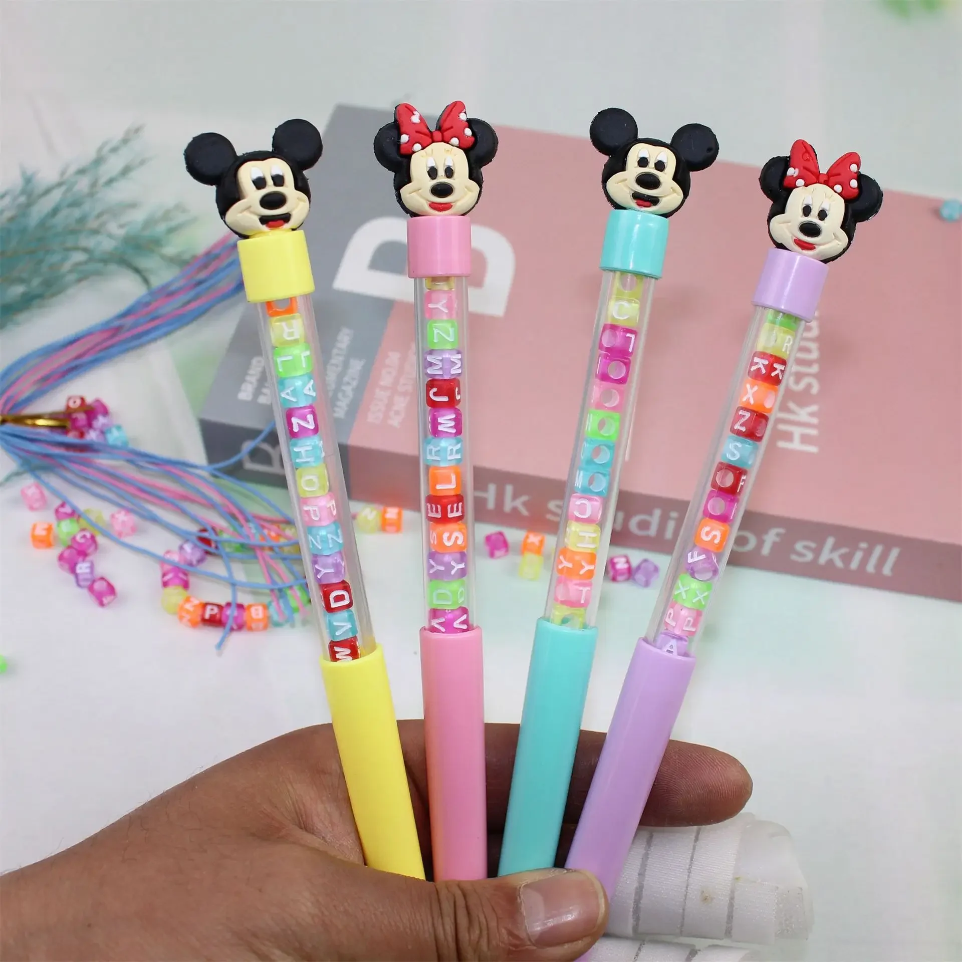 Disney Anime Figure Stitch Gel Pen Creative Kawaii Student Incentive Supplies Writing Tools School Supplies Christmas Gift