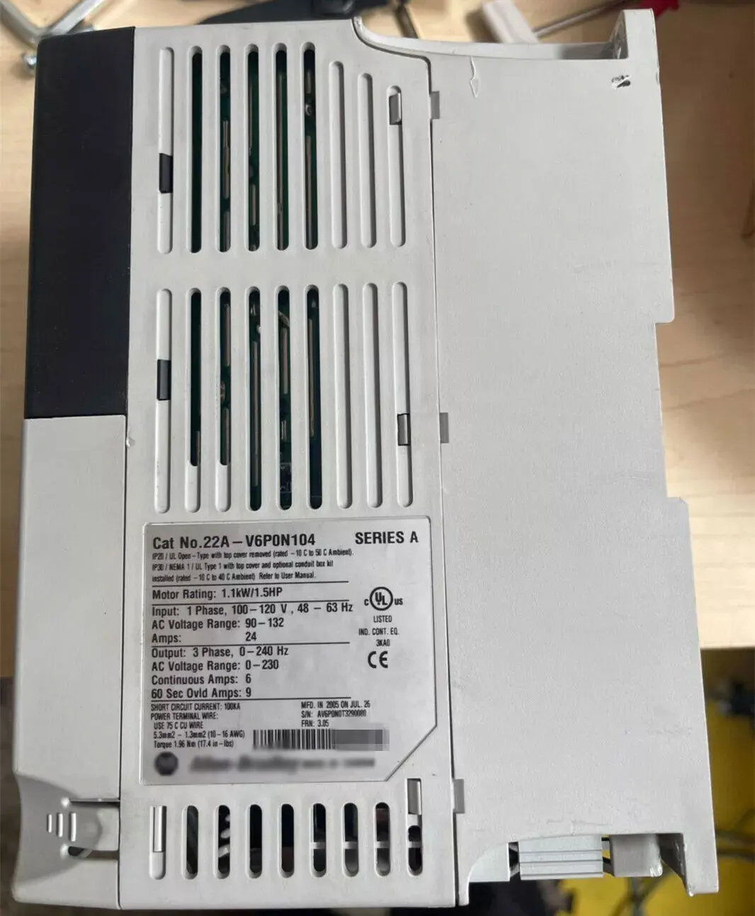 

Brand New 22A-V6P0H204 22A-V6P0N104 22A-V6P0F104 One Year Warranty ​