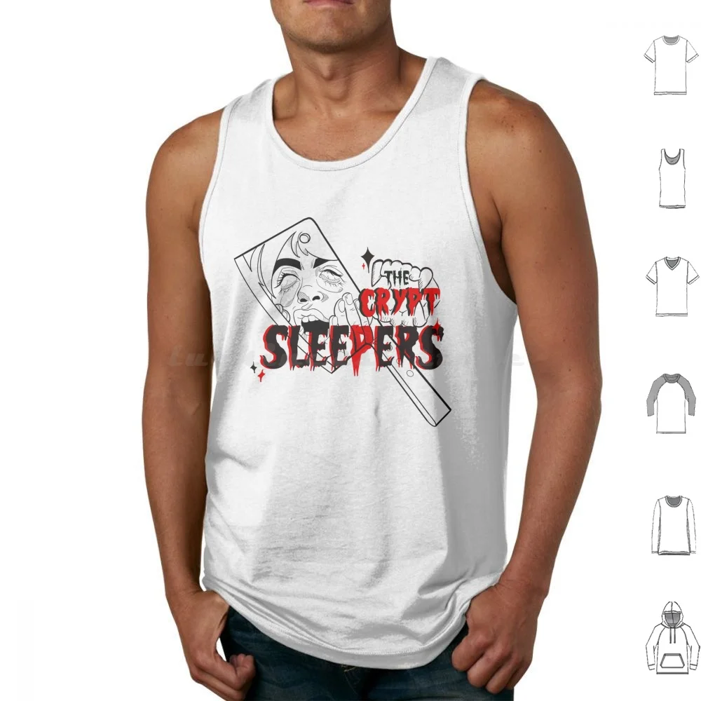 The Crypt Sleepers ( Band Logo ) Tank Tops Vest Sleeveless Band The Crypt Sleepers