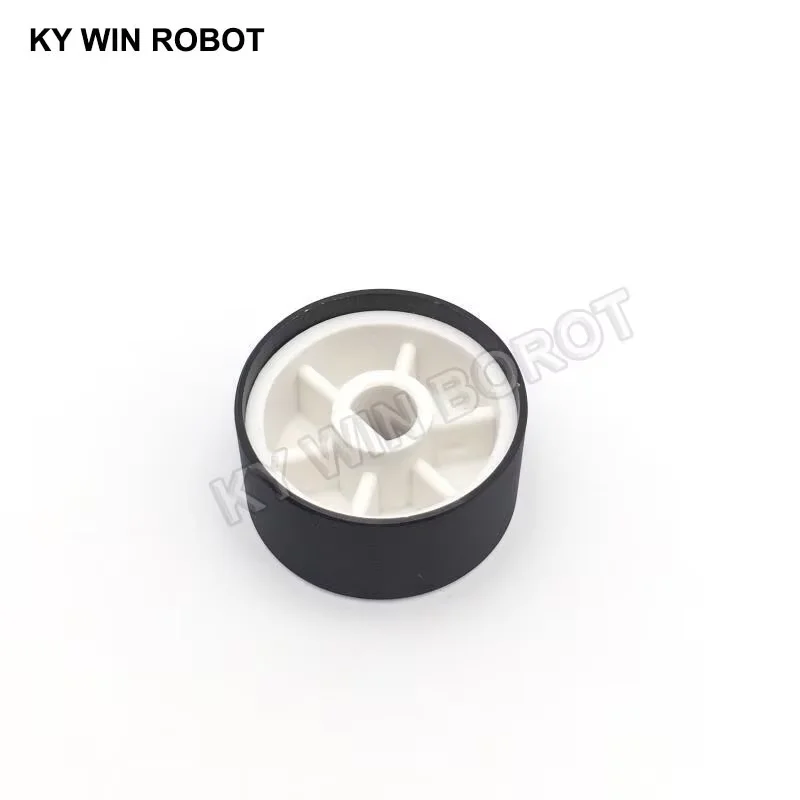1 ชิ้น 25x13 มิลลิเมตร 6 มิลลิเมตรรูเพลาอลูมิเนียม Potentiometer ลูกบิดสีดํา (แกน D)
