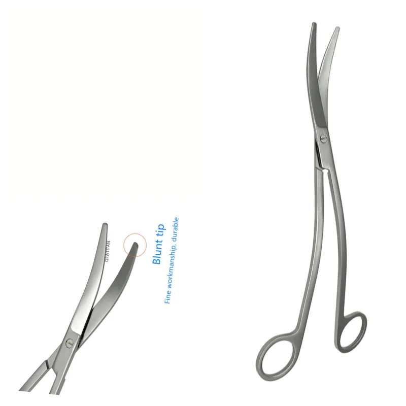 

24 см изогнутые ножницы для аквариума из нержавеющей стали, инструмент для обрезки воды и растений