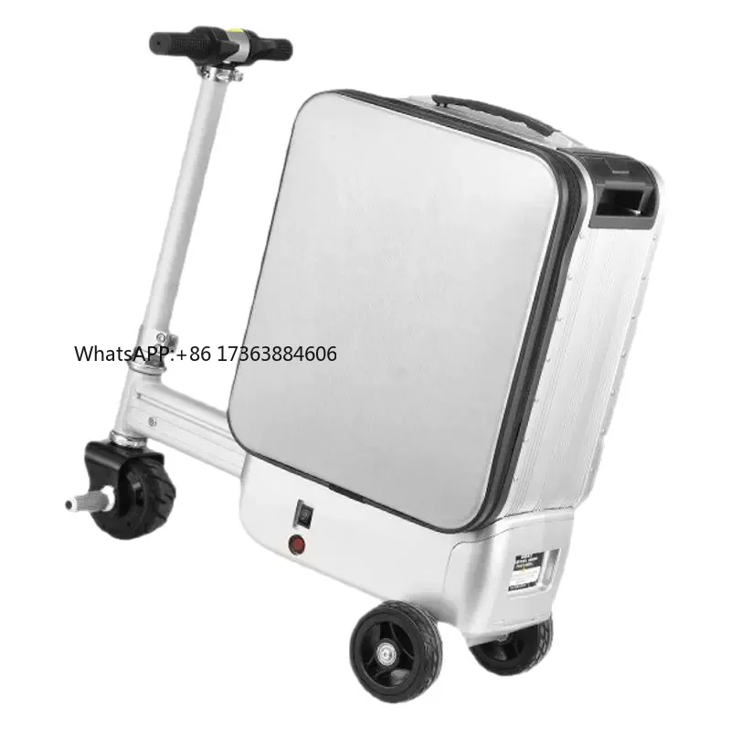 

Electric Suitcase Scooter Can Ride 20 Inches Front Open Cover Boarding Password Suitcase Multi-function Pull