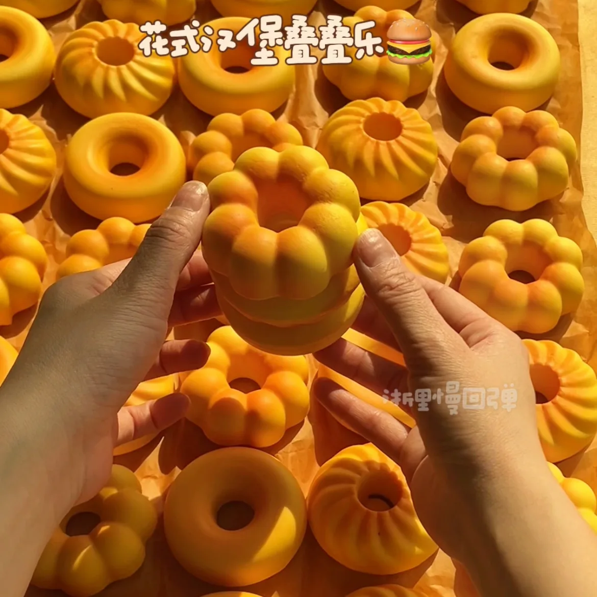 Bagnato Morbido Realistico Biscotto Ciambelle Pizzico Agitarsi Giocattolo Aumento Lento Agitarsi Agitarsi Giocattolo Anti-stress Divertente Spremere Squishy Giocattolo Regalo