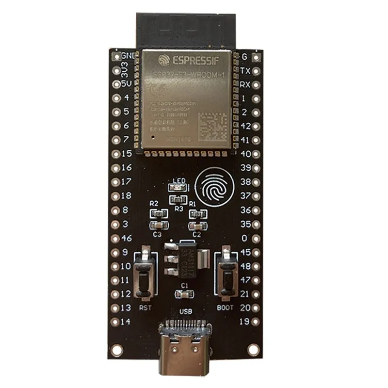 Esp32-s3 Sistem Minimum WiFi Bluetooth Core Papan ESP32-S3-WROOM-1 N16R8/N8R8/N8R2 Modul IoT Papan Pengembangan Typec