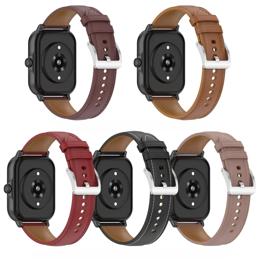 สายหนัง20มม. สำหรับ amazfit นาฬิกา Xiaomi สายนาฬิกา S3สายรัดข้อมืออัจฉริยะสายรัดข้อมือธุรกิจ