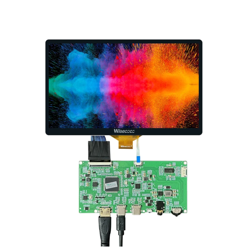 Wisecoco 7 Inch 1920x1080 FHD LCD Module 120HZ IPS Touch Display for Raspberry Pi Gaming Consoles Car Displays Tablet VR Screen