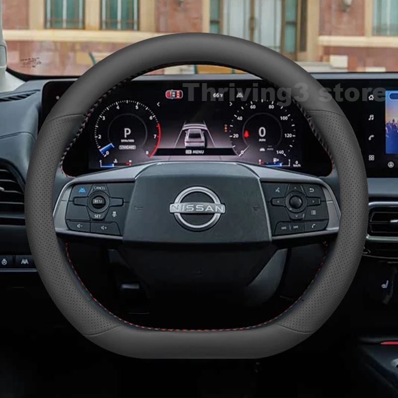 

Leather Car Steering Wheel Cover For Nissan Sentra SR SL 2026-2013 Covers For Covers Auto interior Nissan Sentra Accessories