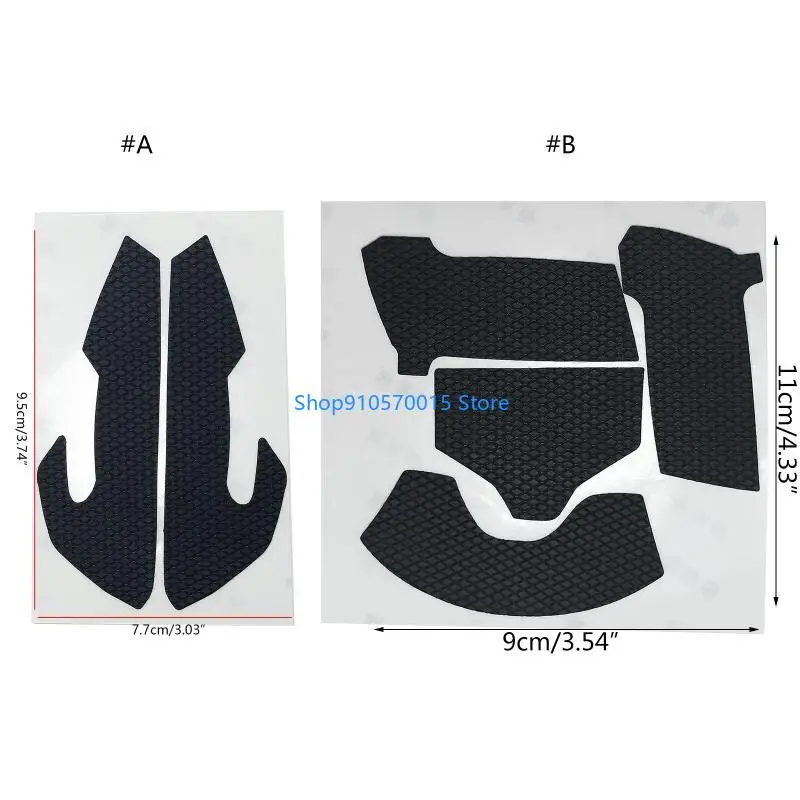 B95Cマウススキンアンチスリップテープマウススケートサイドおよびバックステッカーバイパー究極のマウスの水分