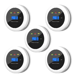 2 in 1 Smoke Detector Carbon Monoxide Alarm Home Security Protection Fire Smoke Alarm Sensor 85dB CO detector