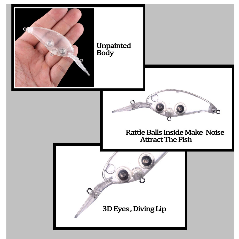 Señuelo Crankbait Flotante Chan's Huang 10cm – Señuelo duro fishing artesanal - imagen 2