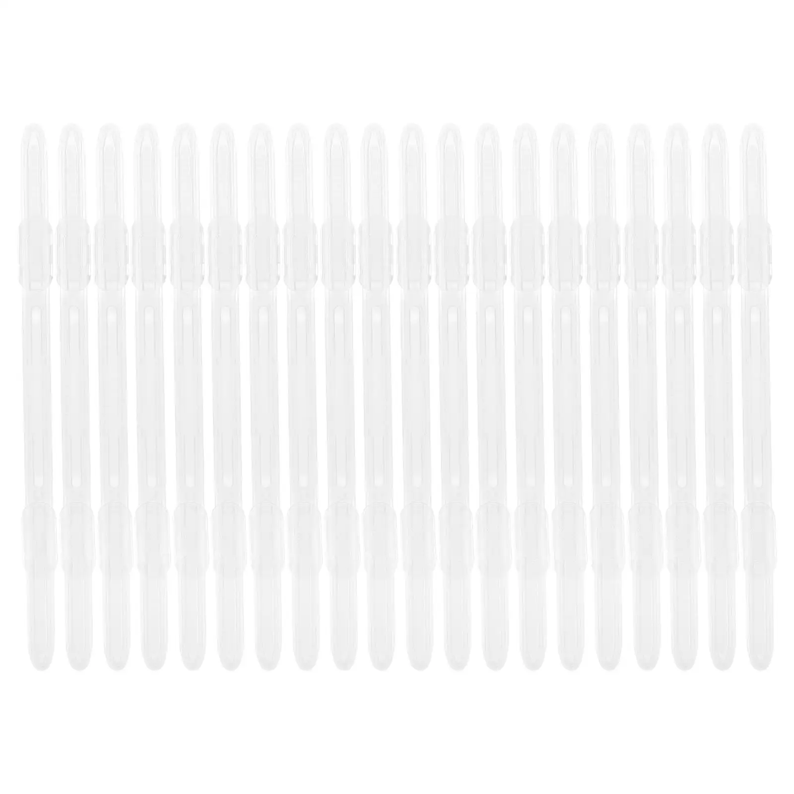 20 Pcs Binder Planner Folder Colorless Photo Album Binding Spine Combs Punch Mechanisms Clips Student