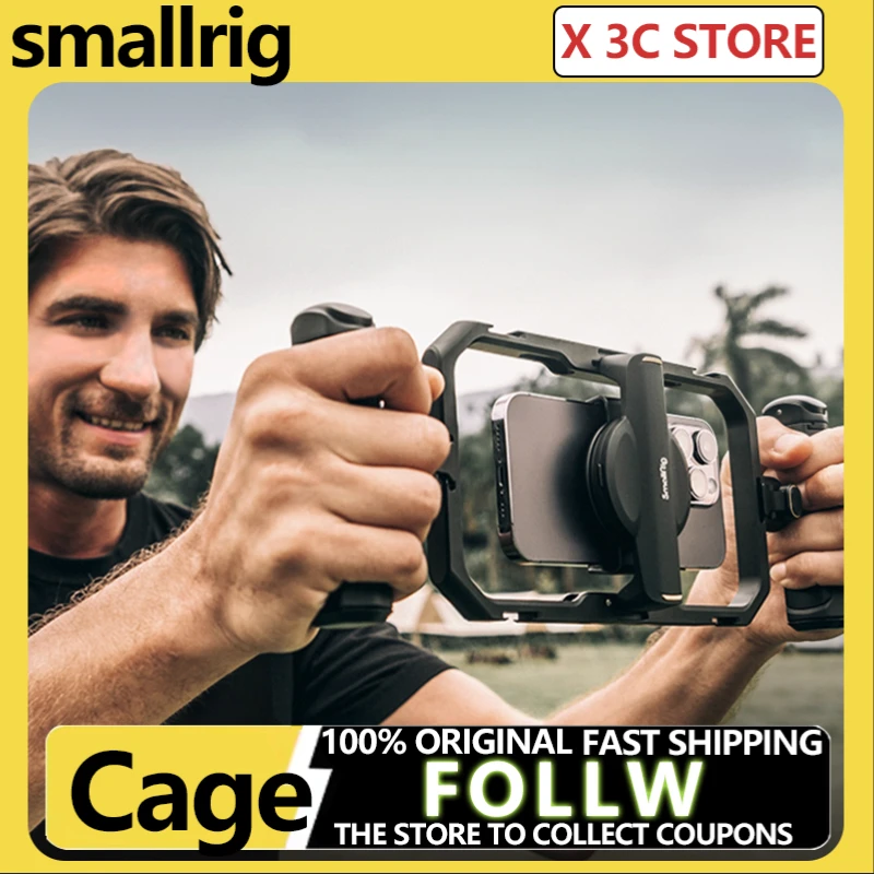 قفص هاتف عالمي الكل في واحد من SmallRig لهاتف Apple IPhone 16 17 Huawei Android ومثبت بلوتوث محمول للتصوير الفوتوغرافي #1