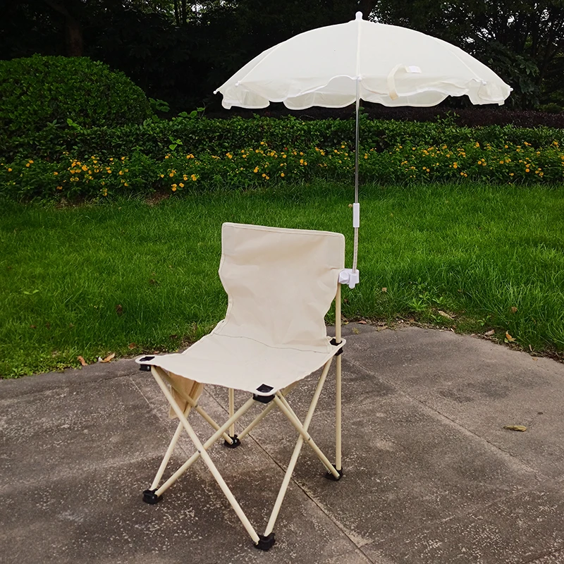 

Outdoor folding chair Children's portable camping stool Field camping Fishing stool Art student chair Small horse with umbrella