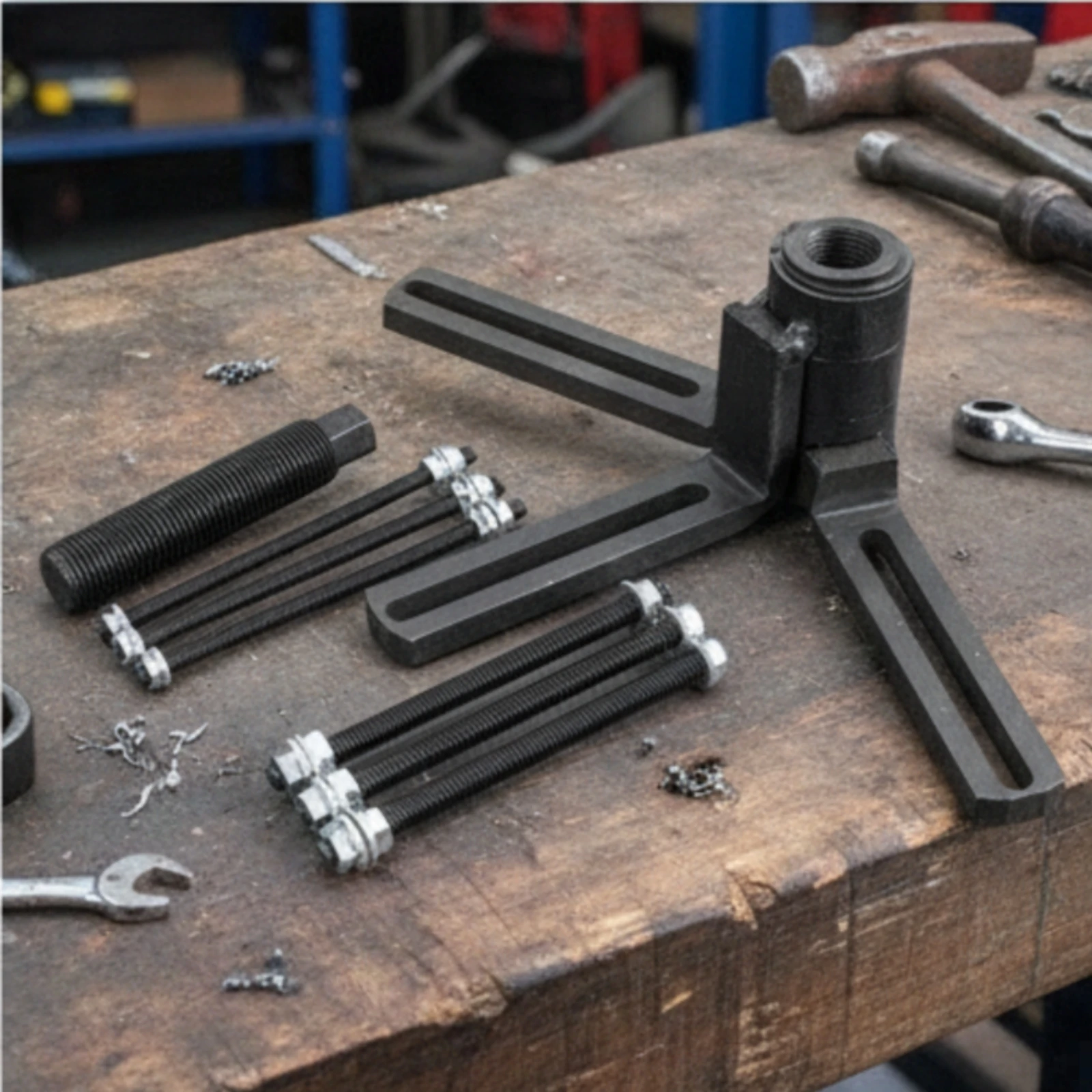 Crankcase Separator with Bolts Secure Crankcase Splitter Separator Repair Tool Long-Lasting Puller Adjustable for Mechanics