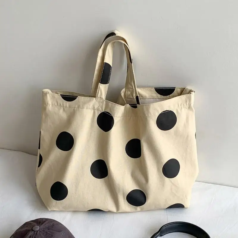 

X90D Модная корейская сумка в горошек, просторный интерьер, повседневный кошелек на плечо