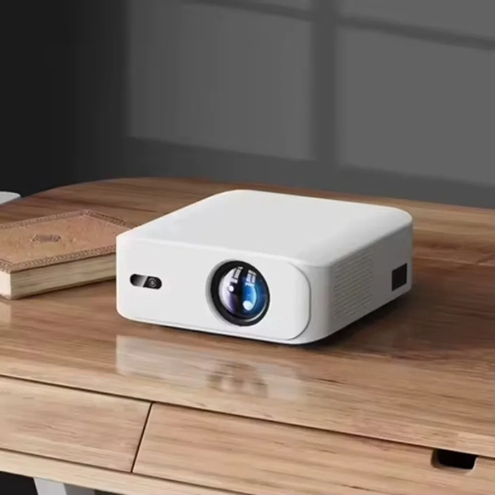 Android 11 Smart LCD Projector, 360 ANSI Lumens 1080P 4K Compatible Portable Home Theater with Multi Languages