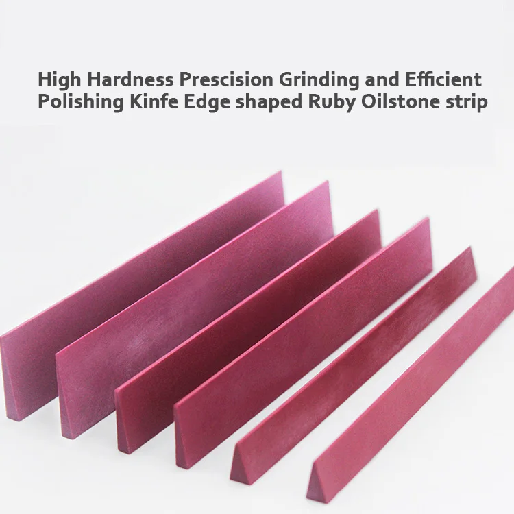 1PCS High hardness Knife Edge Ruby stone #3000 Fine polishing durable Sintered corundum ruby oil stone mold polishing whetstone