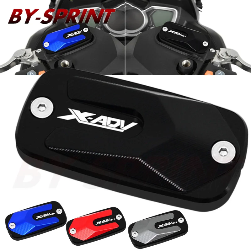 

New Motorcycle CNC Aluminum Front Brake Fluid Reservoir Fluid Tank Cover Cap For Honda XADV X-ADV 750 X ADV 2017-2022