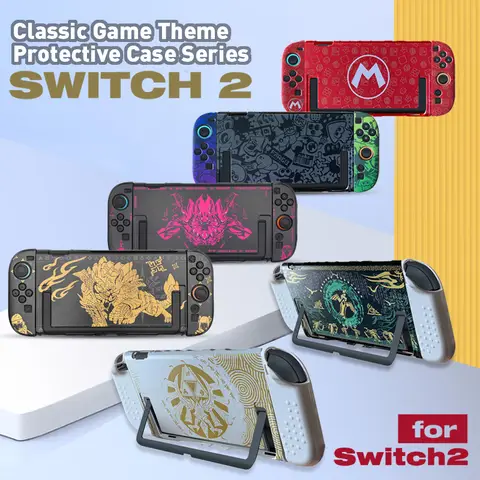 For NS Switch 2 Shell Hard Case Protective Housing Thin Cover Skin Colorful NS Switch 2 Game Accessories