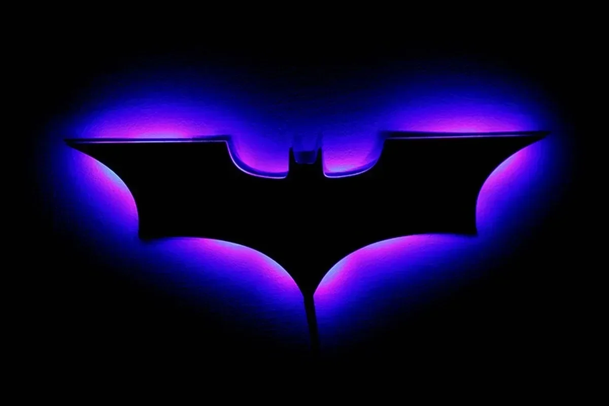 Novelty Cool LED Wall Lights with Wireless Remote Control and Color Change Bat Wings Shape Bedside Light Atmosphere Logo Lamps