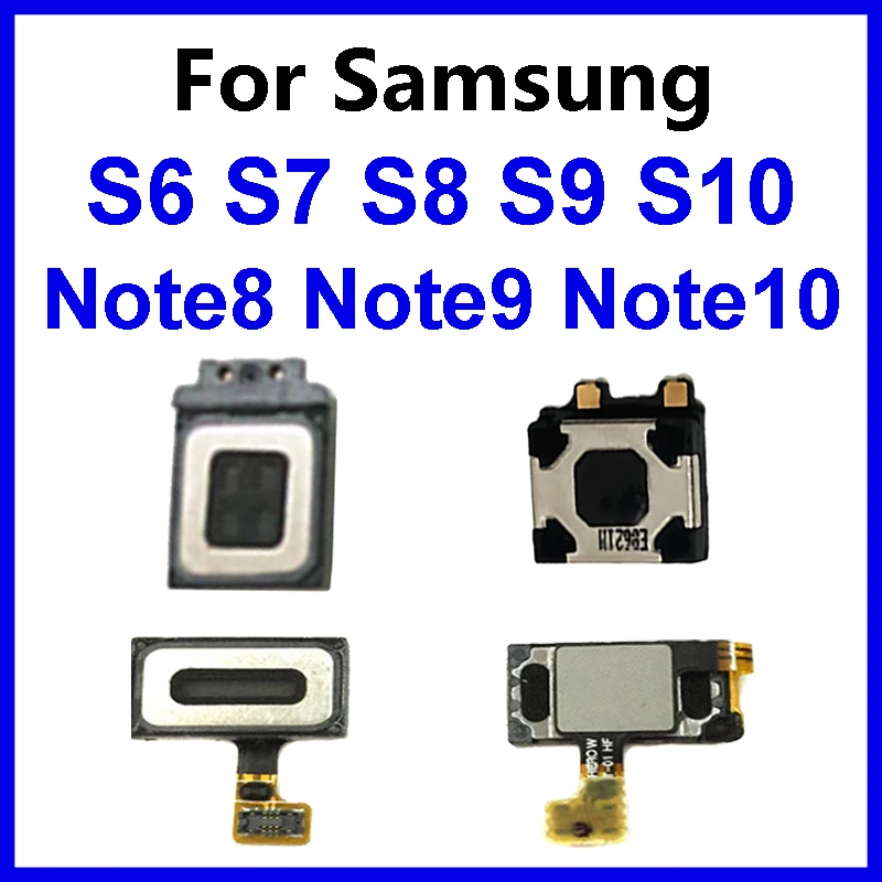 phone earpiece For Samsung Galaxy S6 S7 Edge S8 S9 S10 S10e Note 8 9 10 Plus Ear Speaker Sound Earphone Speaker Repair Parts
