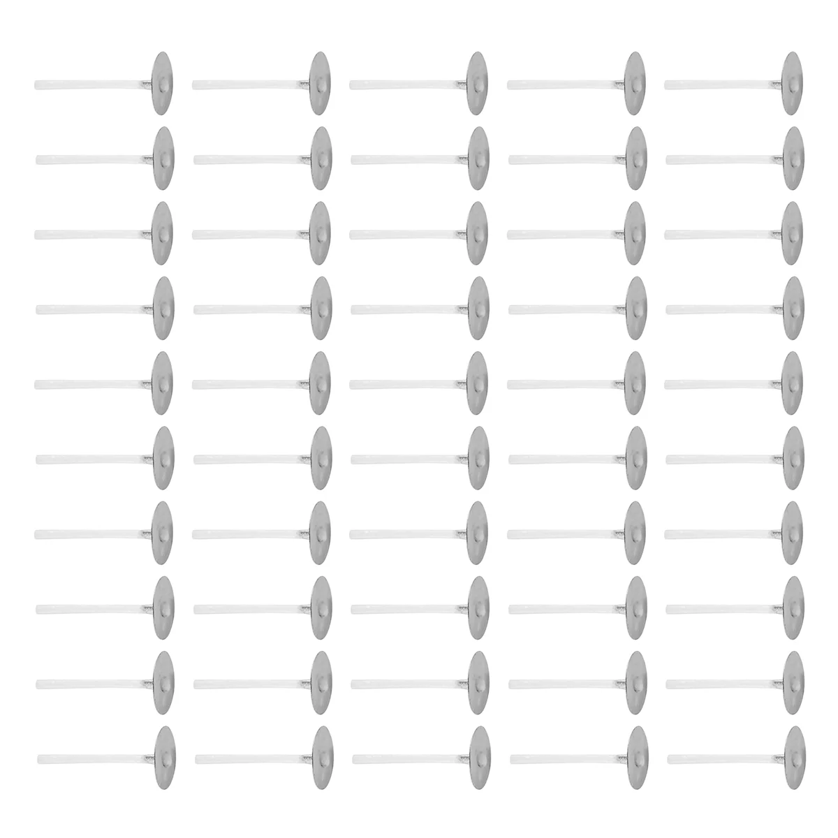 1000 unids/lote mechas de vela mecha de vela de bajo humo de 1 pulgada con pestañas de Metal mechas de luz de té para fabricación de velas