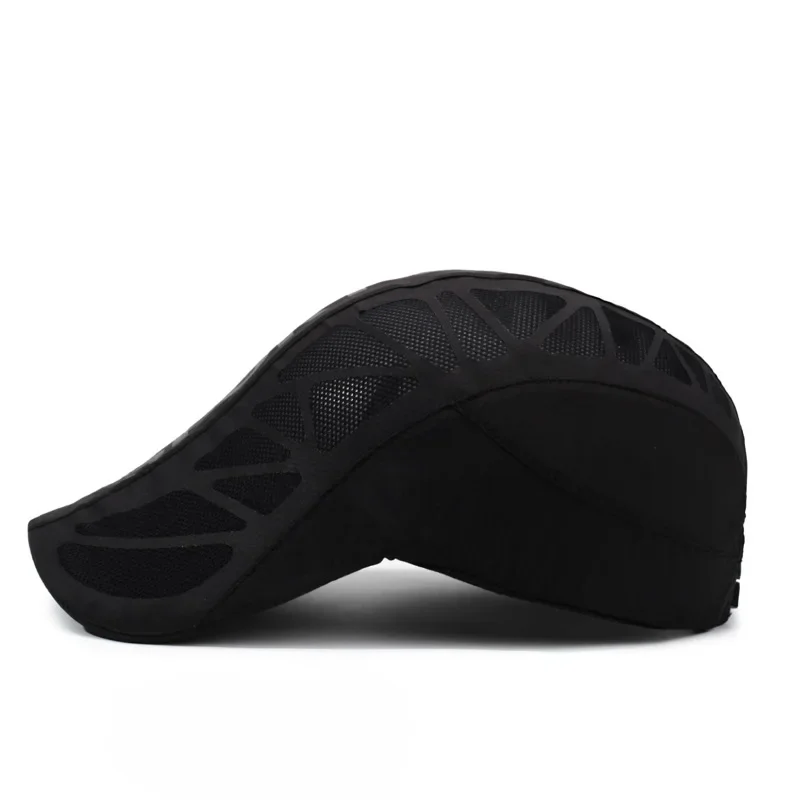 Sommer Neuheit SPORT Buchstaben-Frontpanel-Kappe für Herren Atmungsaktives Mesh Schnelltrocknende Sonnenhut Outdoor UV-Schutz Baseballkappe – Detail 5