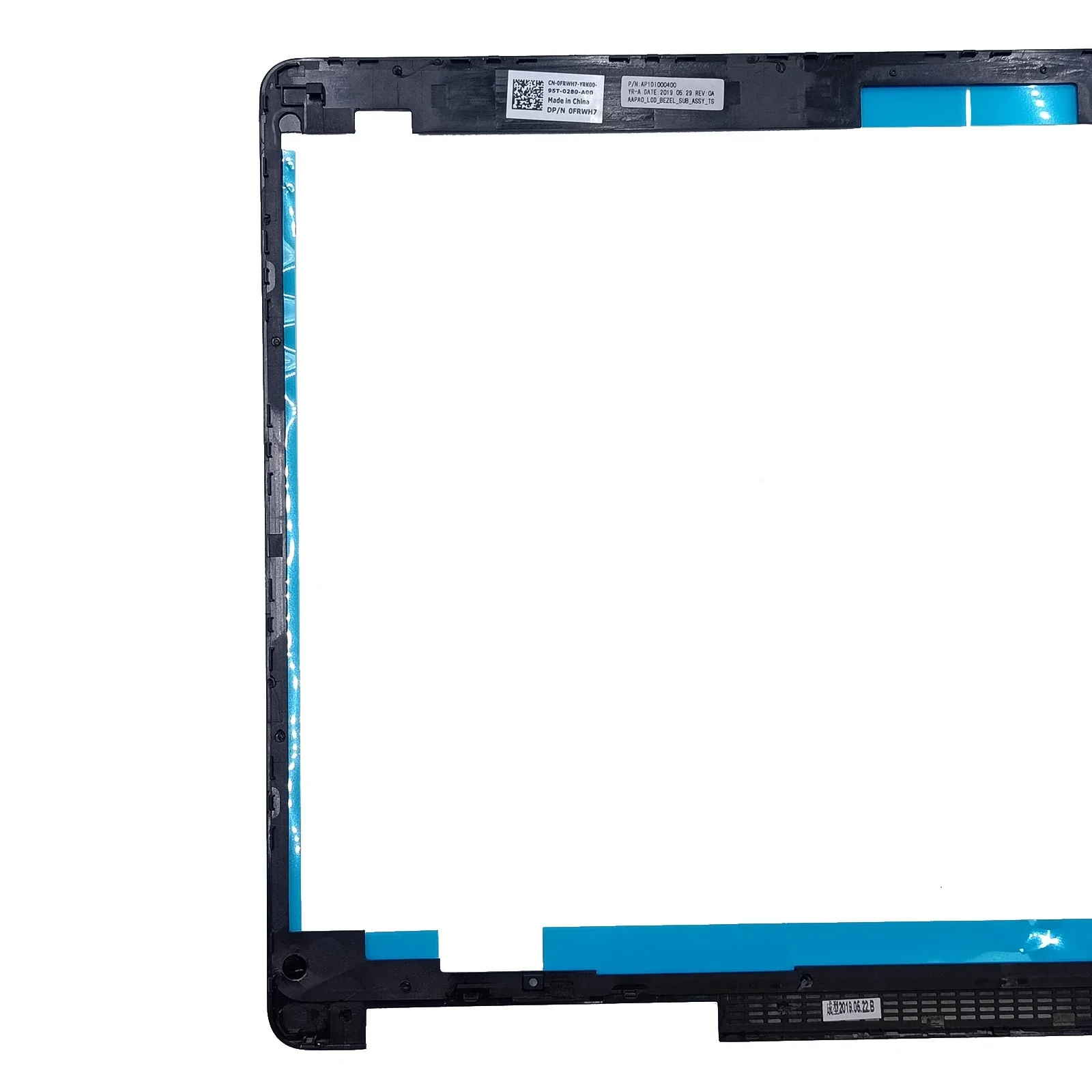 Voor Dell Precision 7510 Laptop Vervanging LCD Bezel Front Front Screen Cover 0 FRWH7 FRWH7