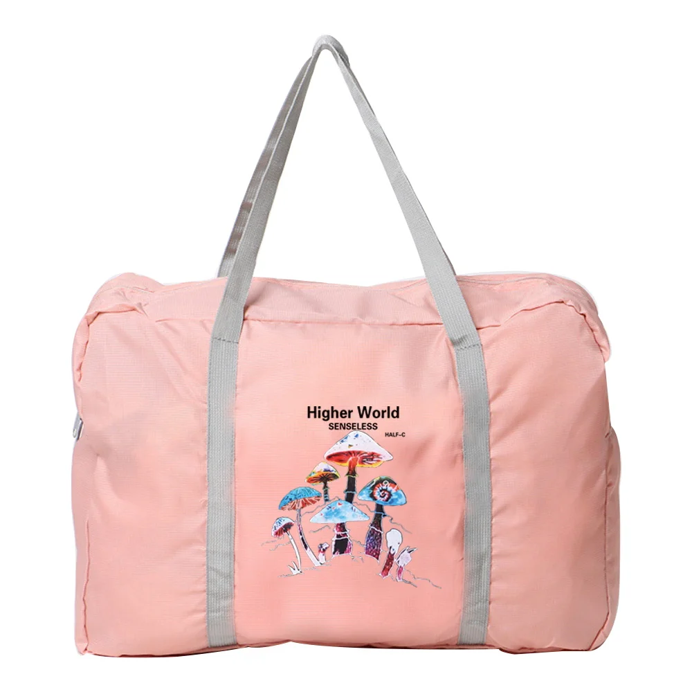 Travel Bag Women Outdoor Camping Luggage Storage Accessories Bags Samurai Print Foldable Zipper Toiletries Organizer Handbag