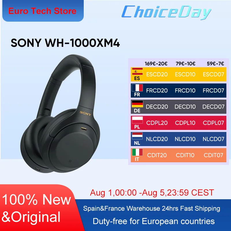 Immagine di SONY WH-1000XM4 Cuffie wireless, CHE PREZZO! Risparmi il 60%