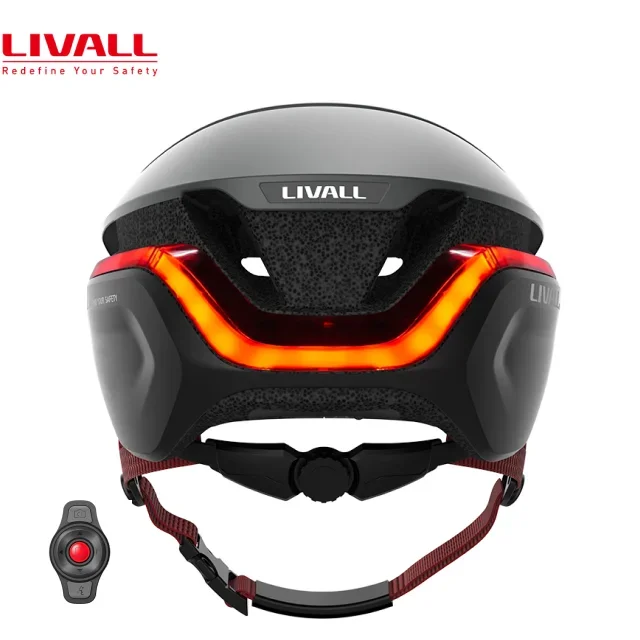 Smart helmet manufacturer outdoor sports protective device urban ebike cycling helmet bicycle warning safety lights helmet