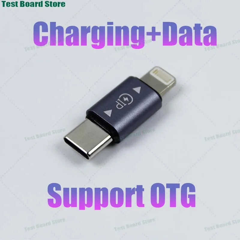 

1 piece OTG lighting to Type-C male mobile phone charging data transfer converter for iphone14/13/SE 3/12/11/XS Oppo Xiaomi