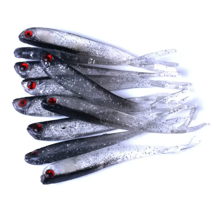 5 Pcs/lot Soft Lure 2/4/7g Silicone Swimbaits Isca Artificial Worm Bait Fish Wobblers Bass Carp Bait Swimbait Carp Bass Tackle