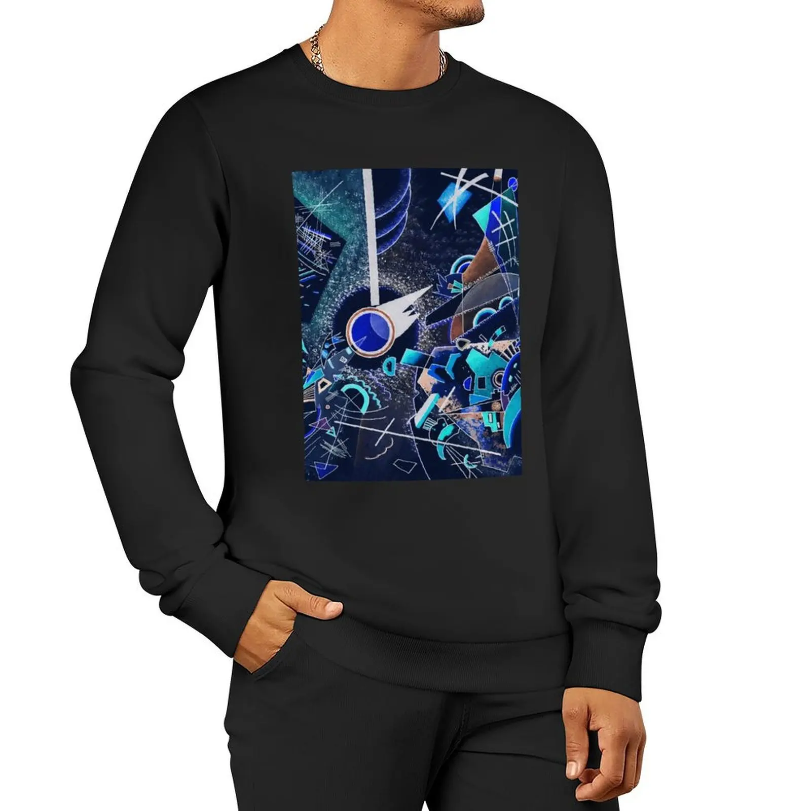 Kandinsky Abstract Pullover Hoodie winter clothes sports sweatshirt man