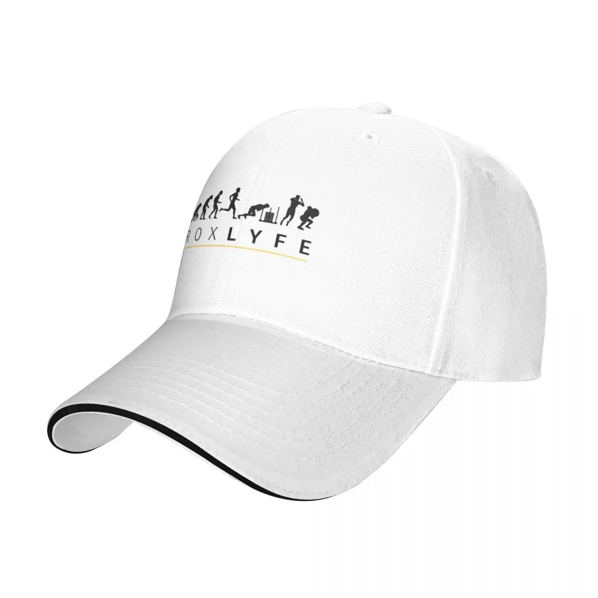 HYROX - ROX LYFE (evolution logo) - Rox Lyfe - For HYROX Fans and Athletes Baseball Cap Hat Man For The Sun Men's Women's