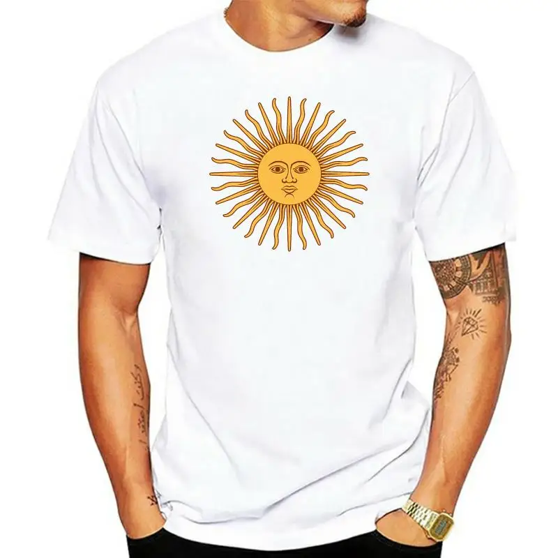 Men Cotton brand Tshirt The Sun From The Flag Of Argentina Unisex T Shirt More Size And Colors Tee Shirt unisex teenager tshirts