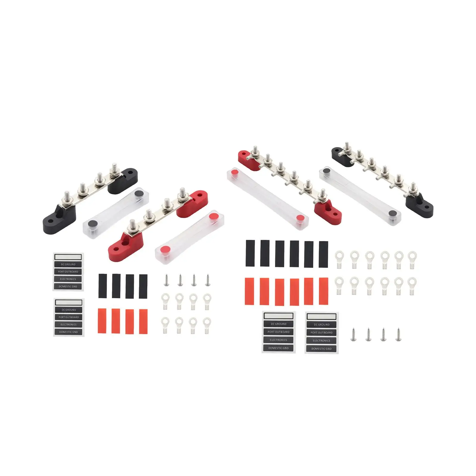 2 stuks stroomverdeelblok busbar busbar 100V vervangt accessoire reserveonderdeel