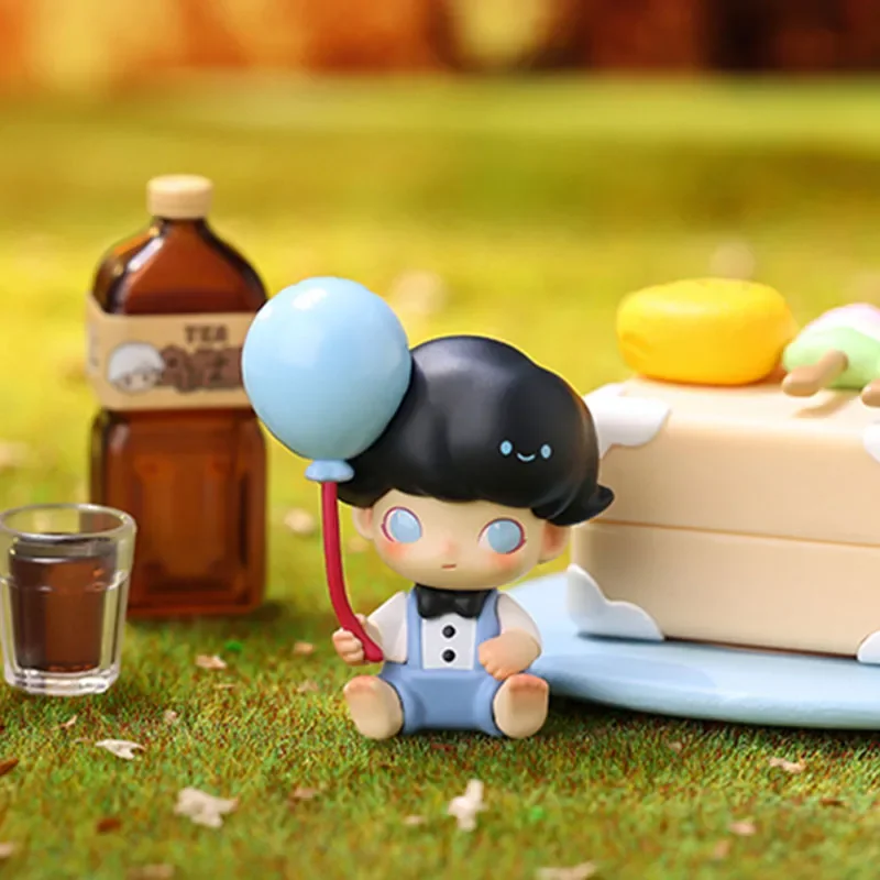 

POP MART Dimoo Go On An Outgonging Together Series Blind Box Toys Kawaii Аниме Фигурка Caixa Mystery Box Куклы Подарок для девочек