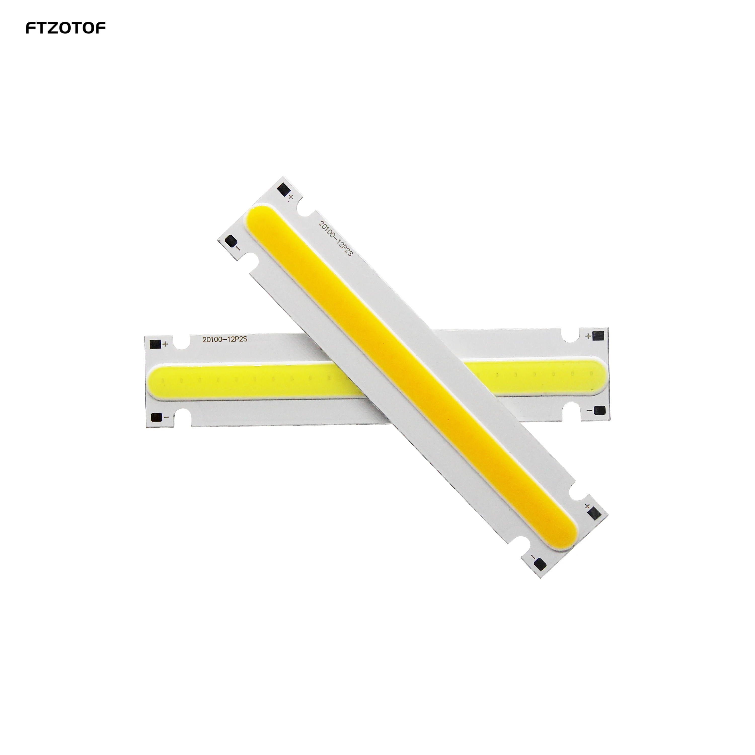 FTZOTOF 6V-7V DC LED COB Light Source Bulbs Strip New Design Super Bright 100*20MM 5W Warm Cold White Lamp For Decorative Lights