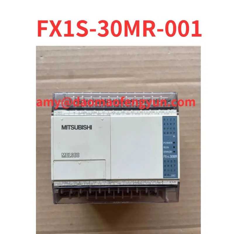 Second-hand   FX1S-30MR-001 PLC  Programming Controller  tested  ok