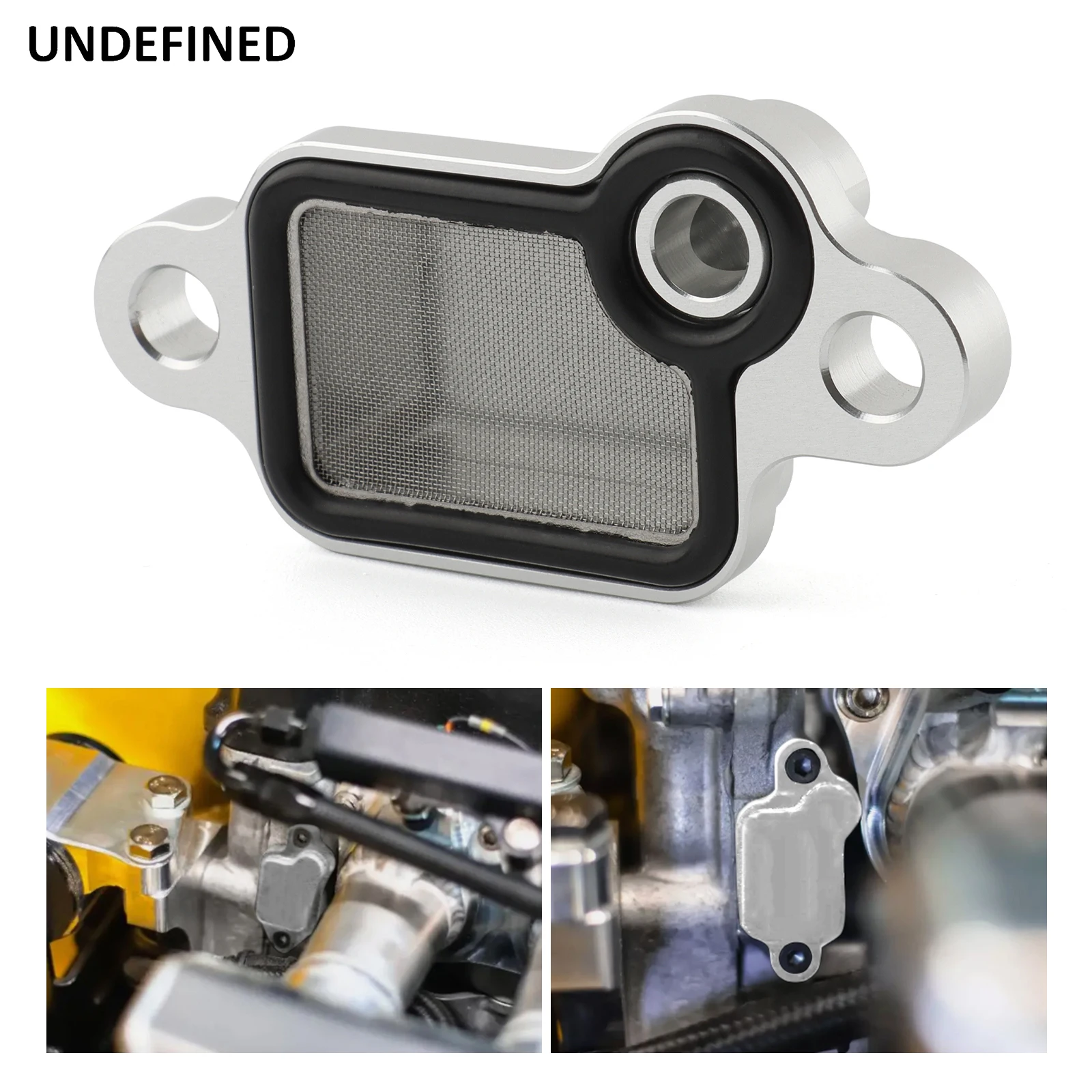 Motorcycle Oil Filter Baffle VTC Strainer Assembly Aluminum For Honda K- Series Gasket K20 / K24