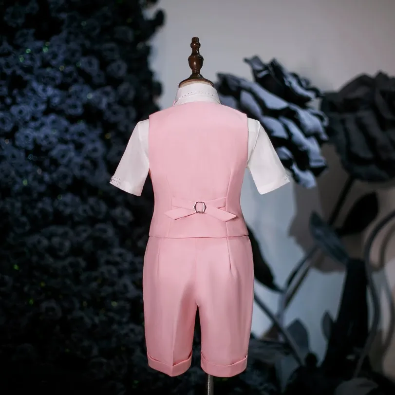 Hochwertiger Jungen-Blazer für Hochzeit, Geburtstag, Festliche Anlässe, Formelle Kinderanzüge A4996, Abschlussanzug für Jungen – Detail 4