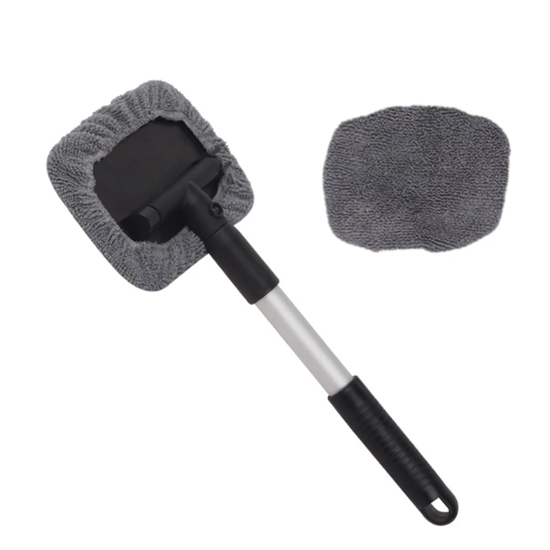 Adjustable Car Cleaning Tool Reusable Microfiber Pad For Hard To Reach Area