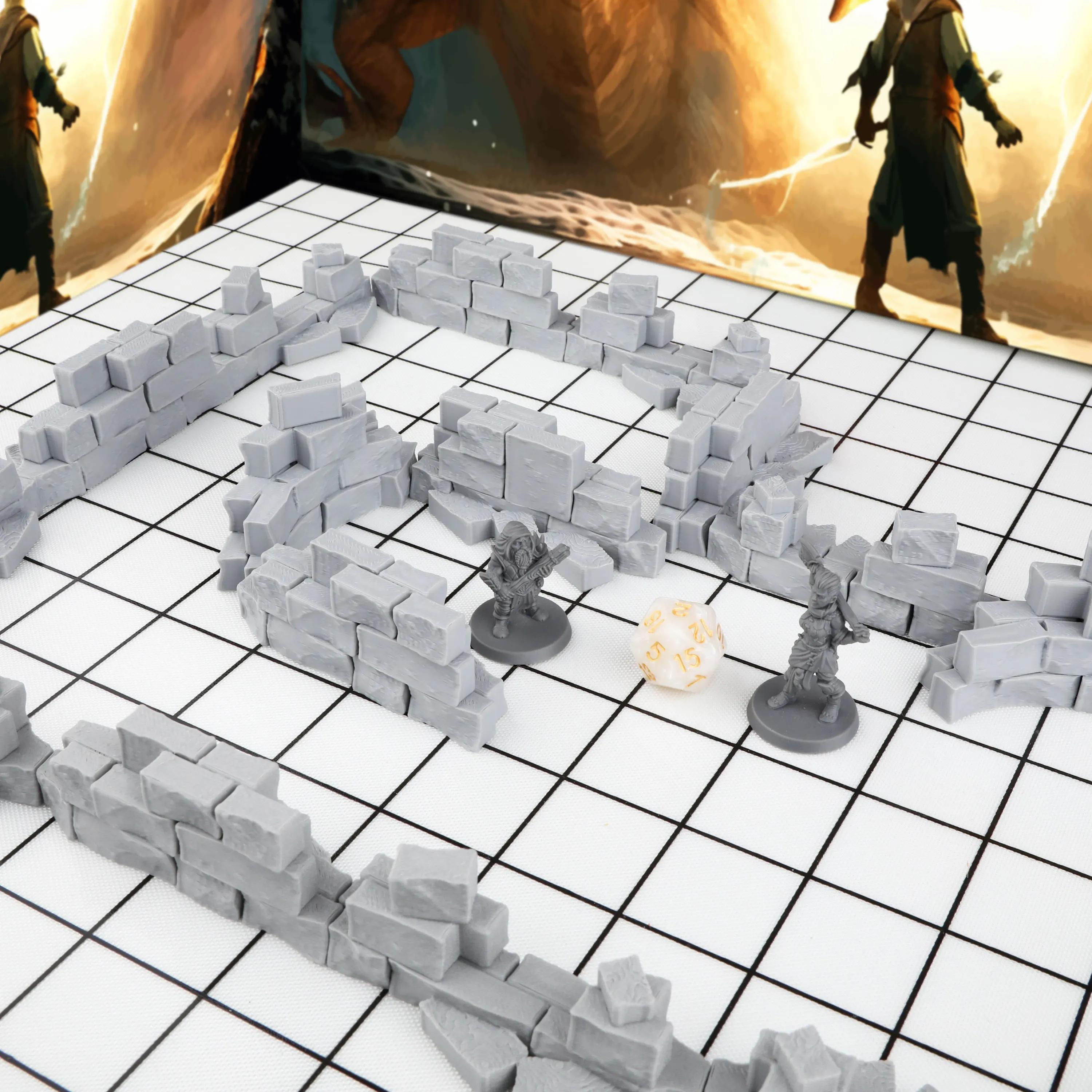 22 Piezas de Terreno Modular - - Board Game Rpg reseña y precio